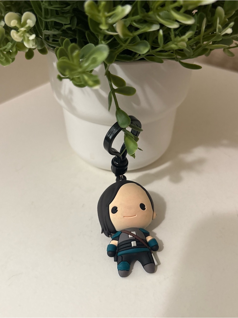 Cara Dune Mandalorian 3D Foam Bag Clip Keychain Monogram Series 2